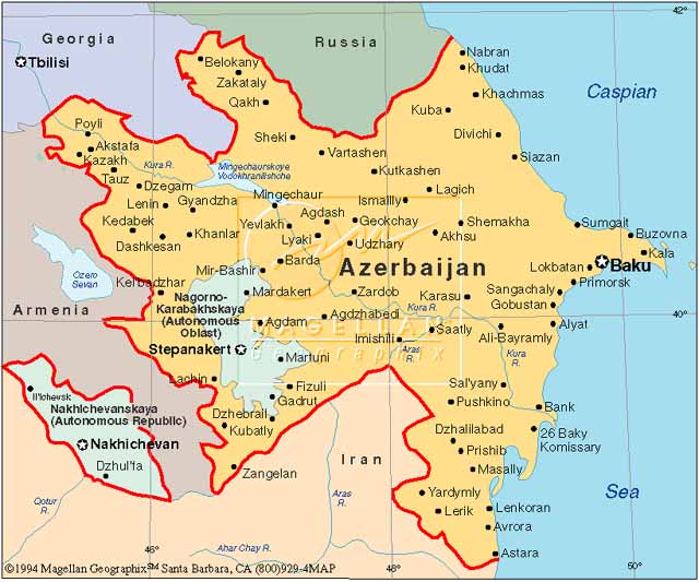 Azerbaijan Map