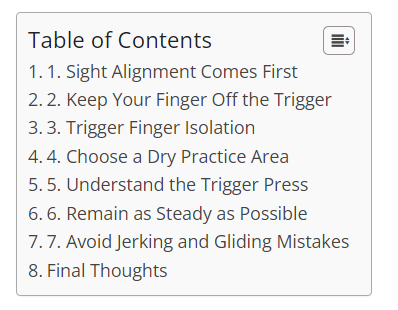 The Captain's Journal » 7 Tips for Trigger Press Mastery